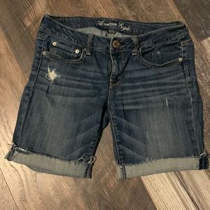 American Eagle Bermuda Jean Shorts sz 8